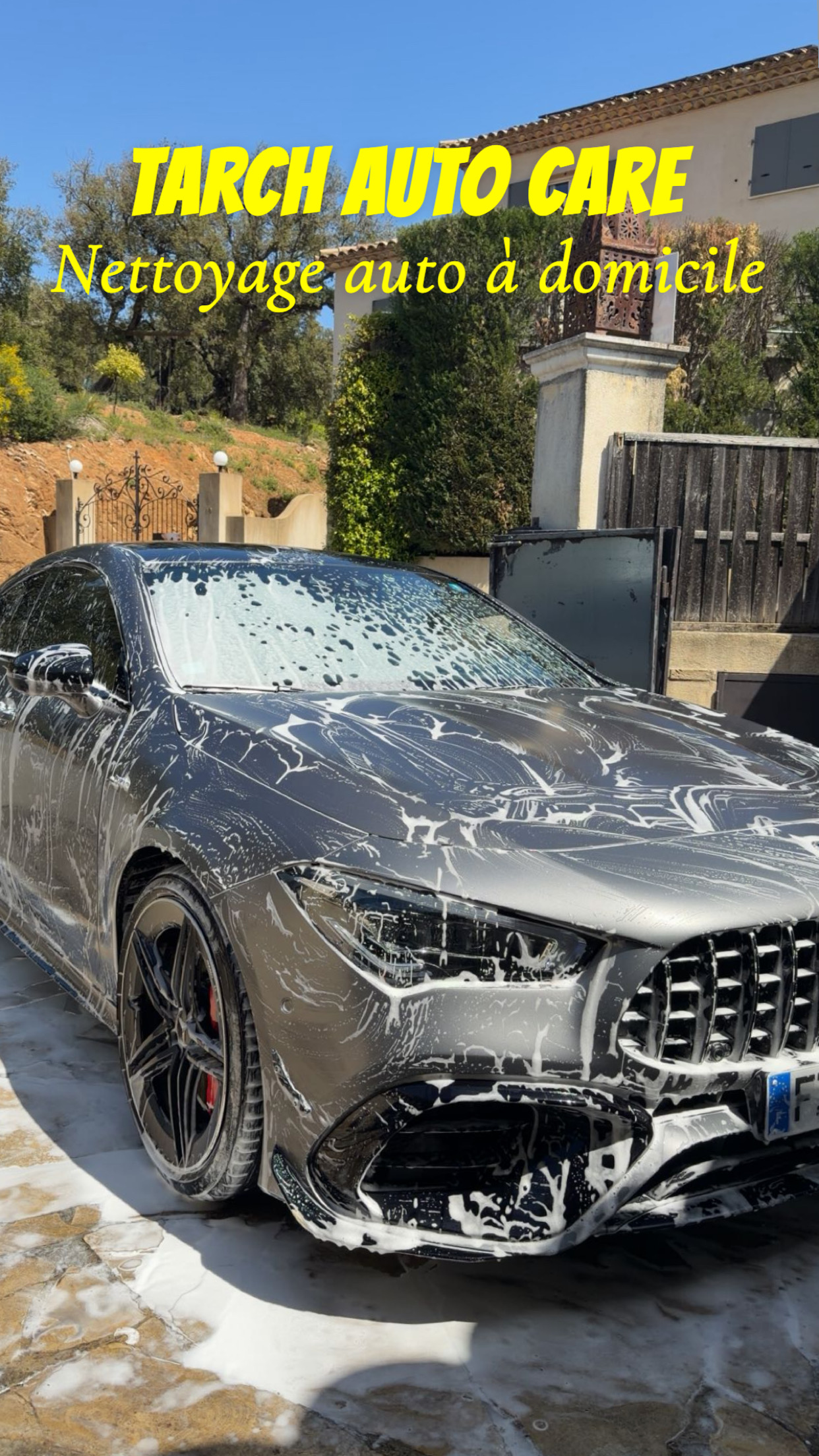 Nettoyage extérieur Mercedes