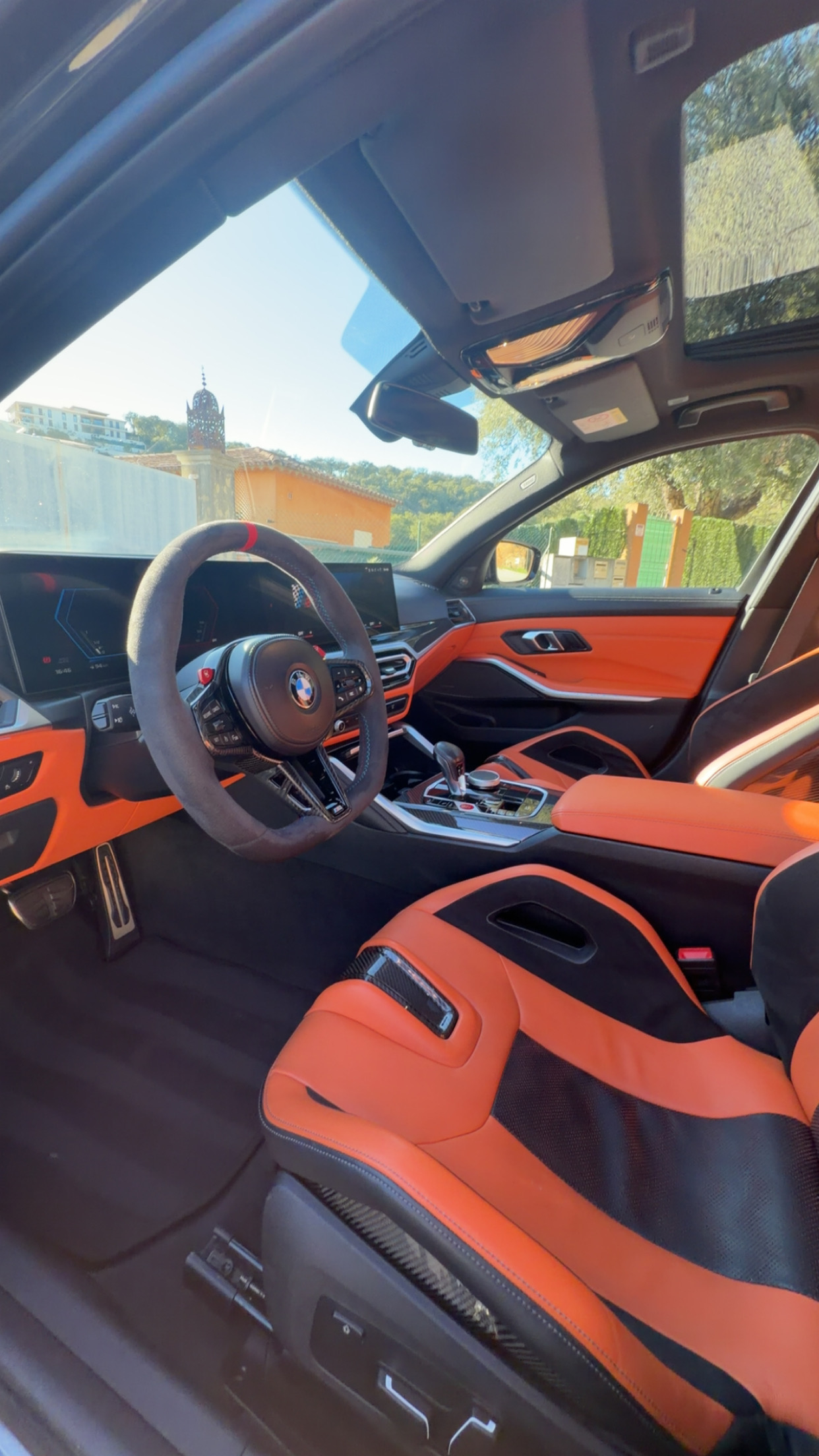 Intérieur BMW orange